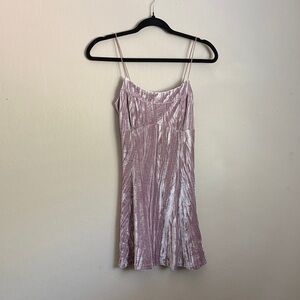 Wild Fable Shimmering Mauve Velvet Dress size XS